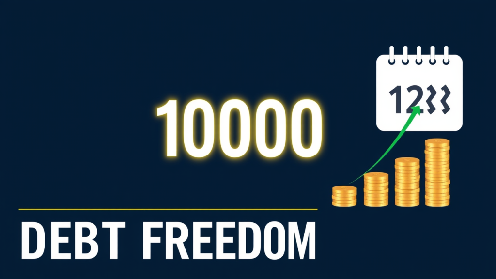 how to pay off 10000 in debt 12 month plan